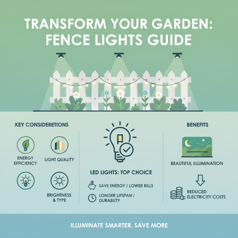 How to Choose the Best Fence Lights for Your Home Garden?