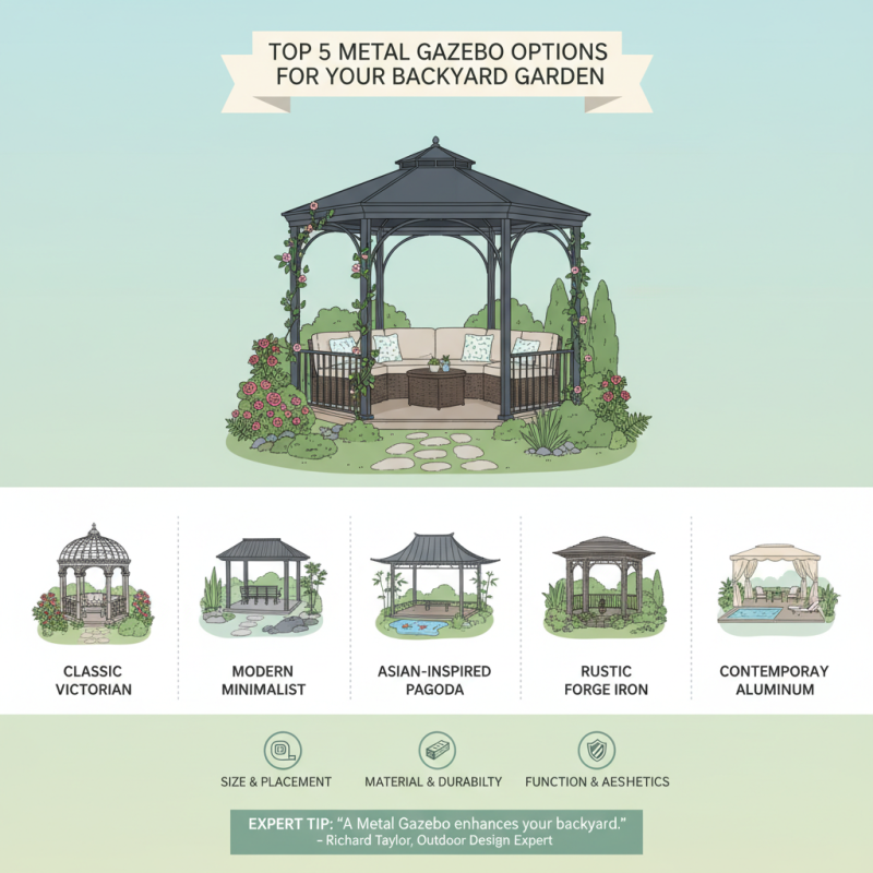 Top 5 Metal Gazebo Options for Your Backyard Garden?