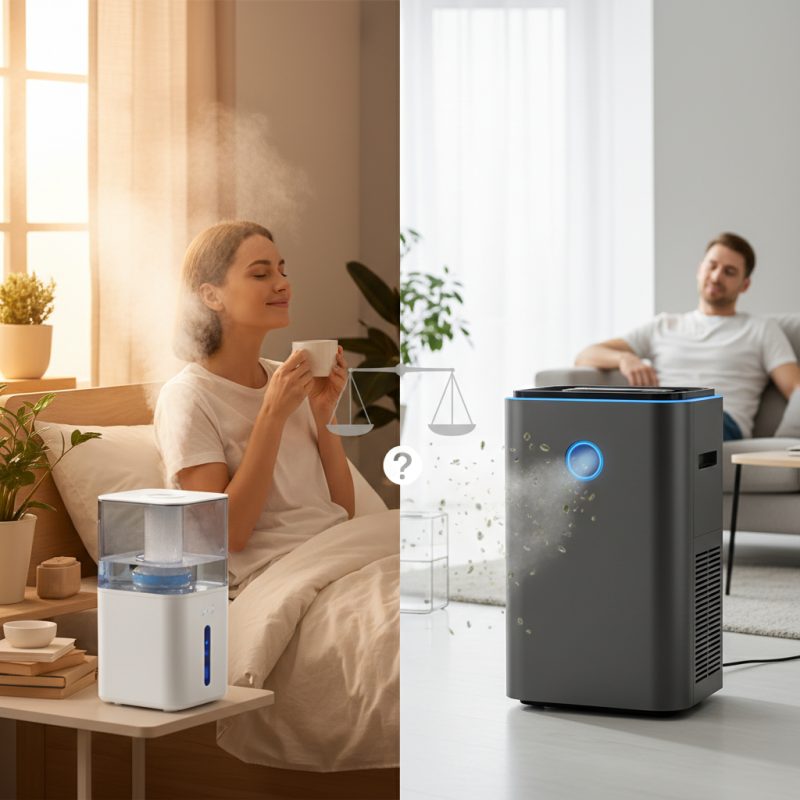 How to Choose Between a Humidifier and Air Purifier?