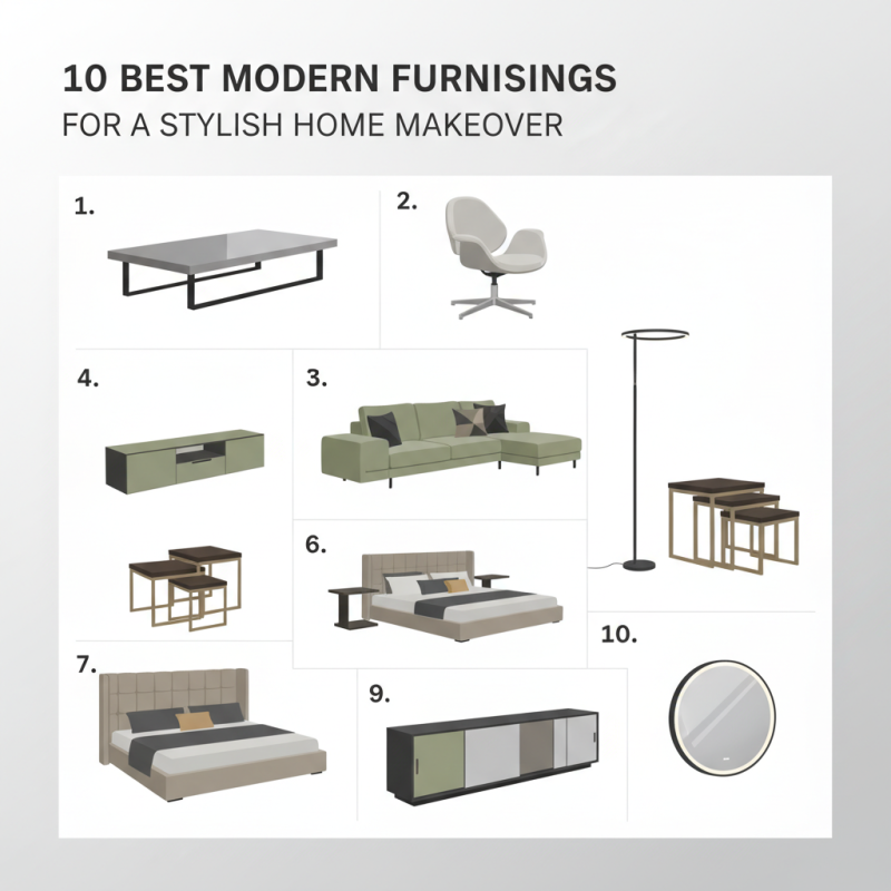 10 Best Modern Furnishings for a Stylish Home Makeover?