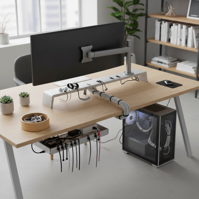 Top 10 Cable Management Tools You Need for a Tidy Workspace?