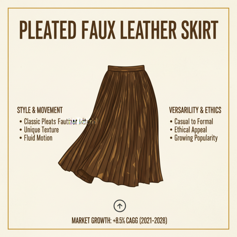 What is a Pleated Faux Leather Skirt and How to Style It?