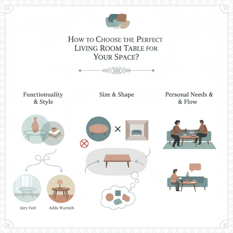 How to Choose the Perfect Living Room Table for Your Space?