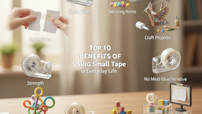Top 10 Benefits of Using Small Tape in Everyday Life