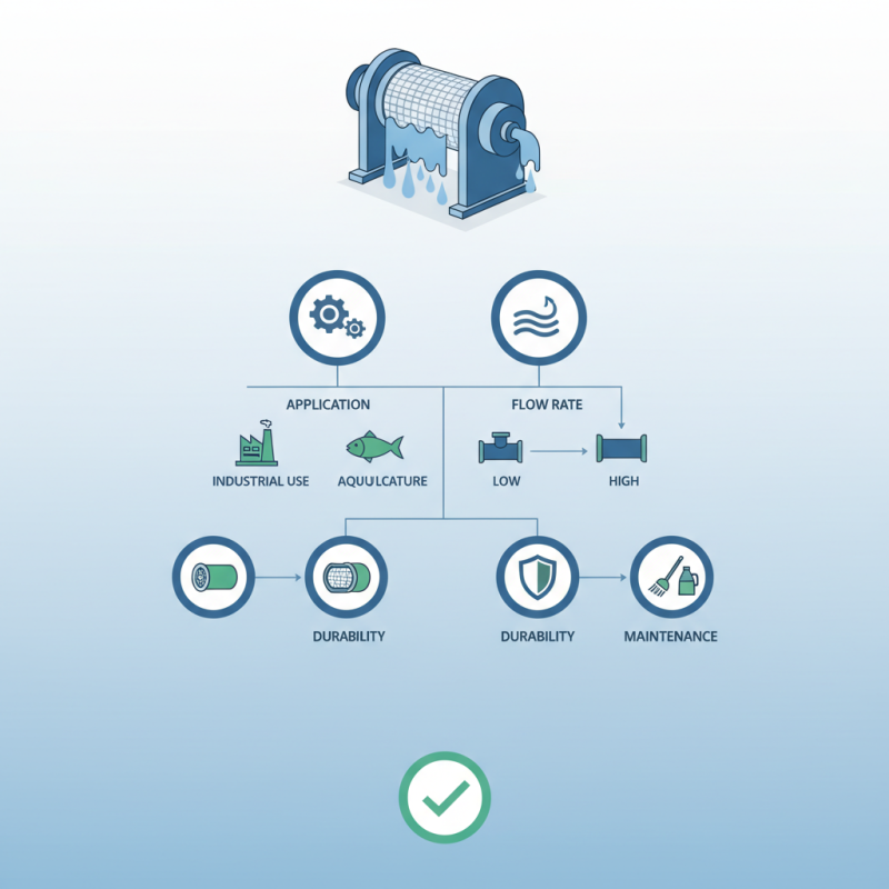 How to Choose the Best Rotary Drum Filter for Your Needs?