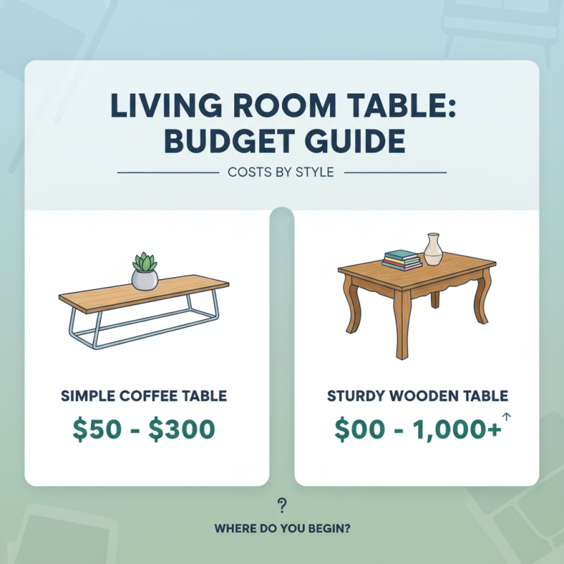 How to Choose the Perfect Living Room Table for Your Space?