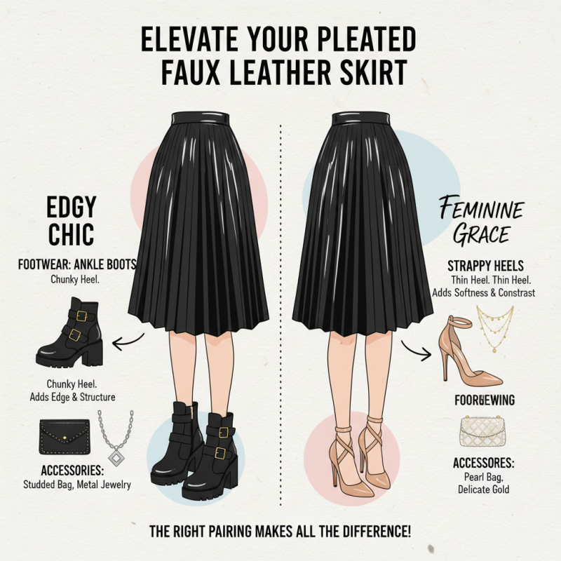 What is a Pleated Faux Leather Skirt and How to Style It?