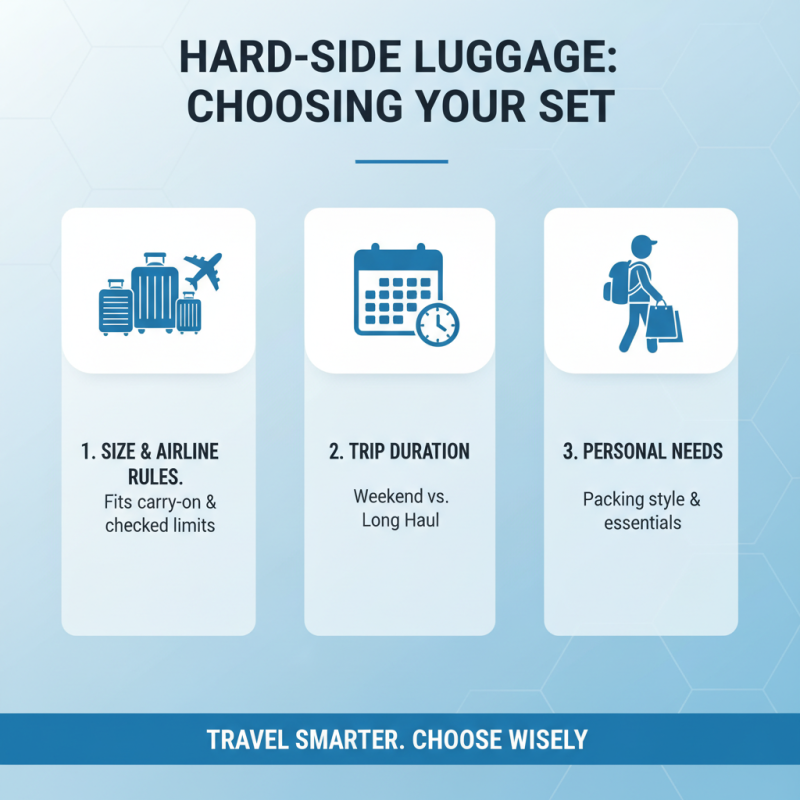 How to Choose the Best Hard Side Luggage Sets for Travel?