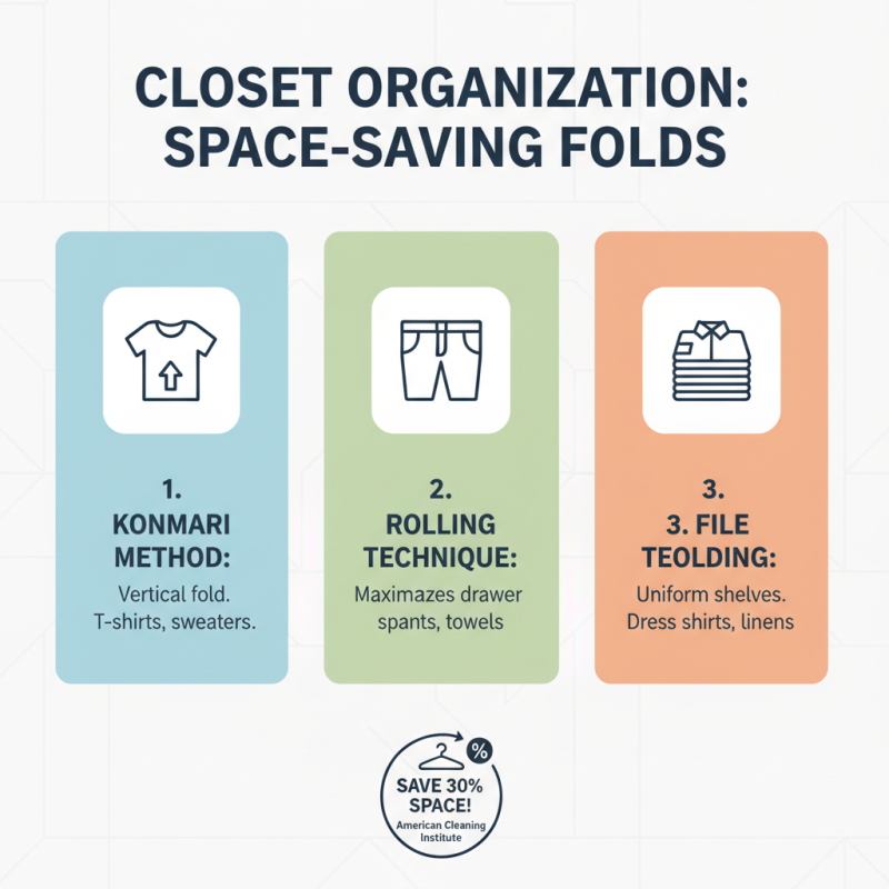 How to Effectively Slide and Fold Clothes for Maximum Space Saving?