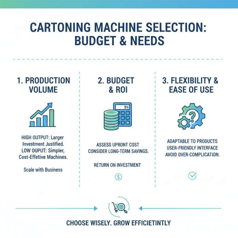 How to Choose the Right Cartoning Machine for Your Business?