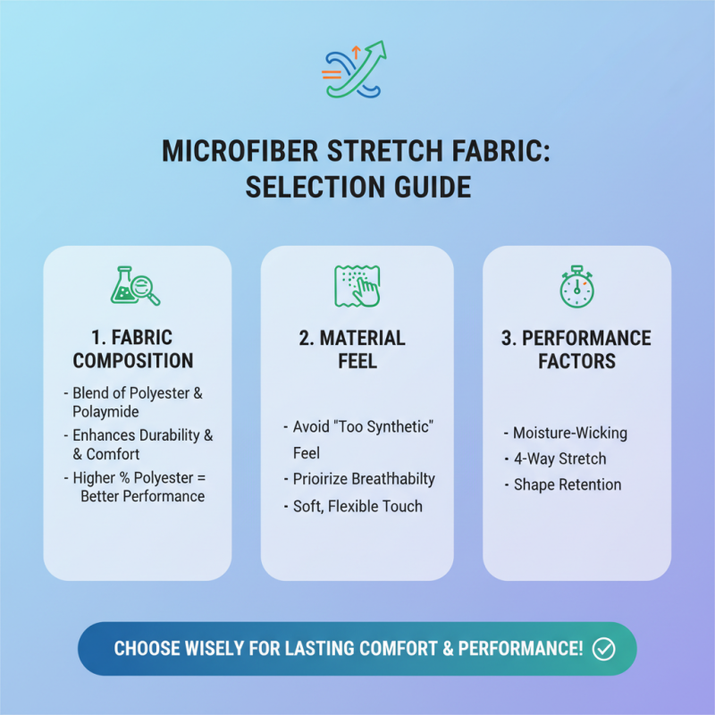 How to Choose Microfiber Stretch Fabric for Your Projects?