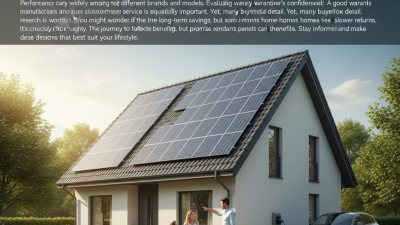 2026 How to Choose the Best Residential Solar Panels for Your Home?