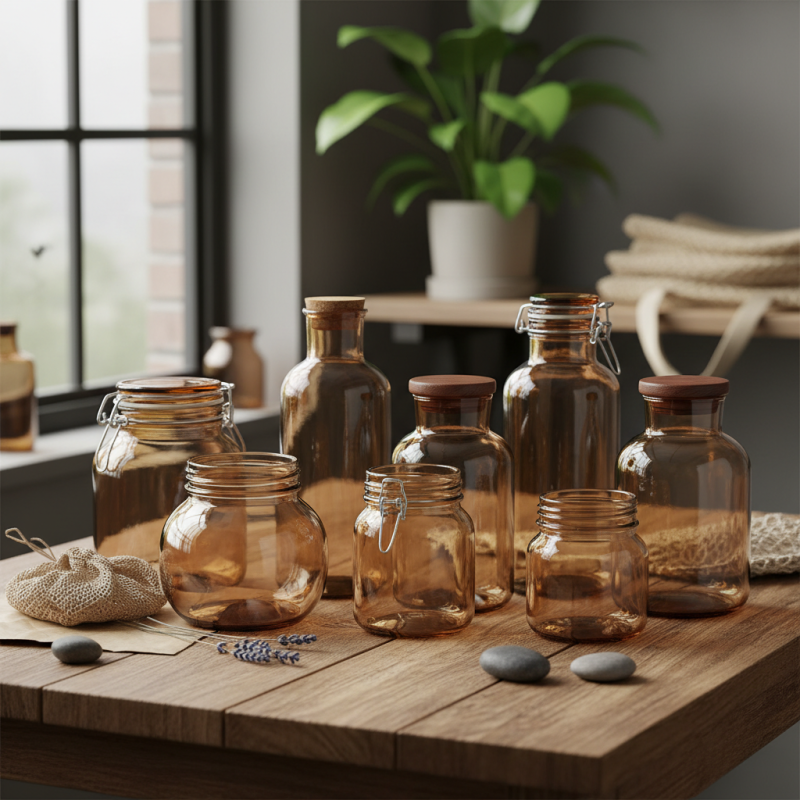 2026 Best Amber Glass Jars for Sustainable Storage Solutions?