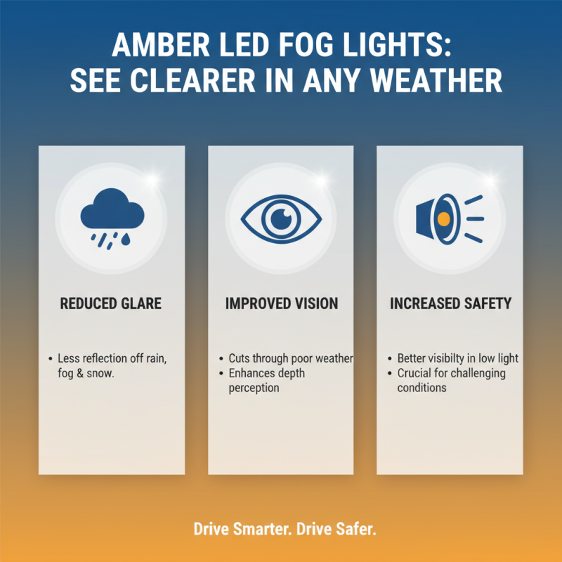 What are Amber Led Fog Lights and How Do They Work?