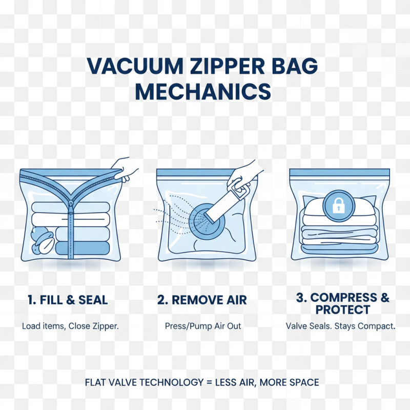 How to Use Vacuum Zipper Bag With Flat Valve Effectively?