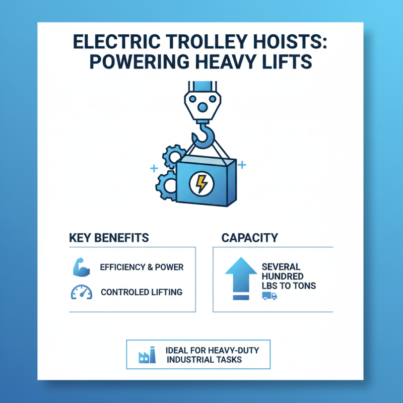 2026 How to Choose the Right Electric Trolly Hoist for Your Needs?
