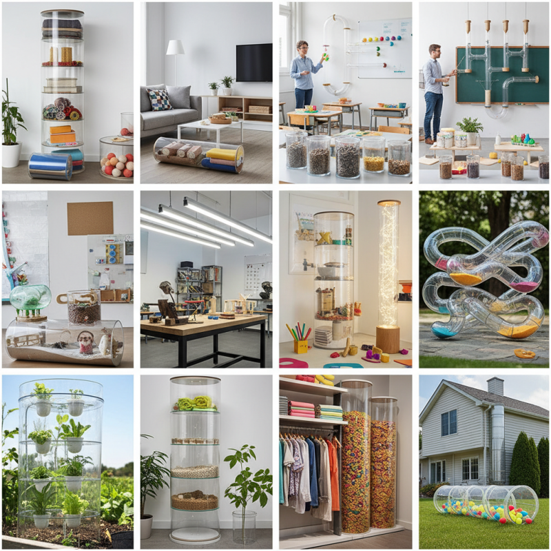 Top 10 Uses for Large Diameter Clear Plastic Tubes in Everyday Life?