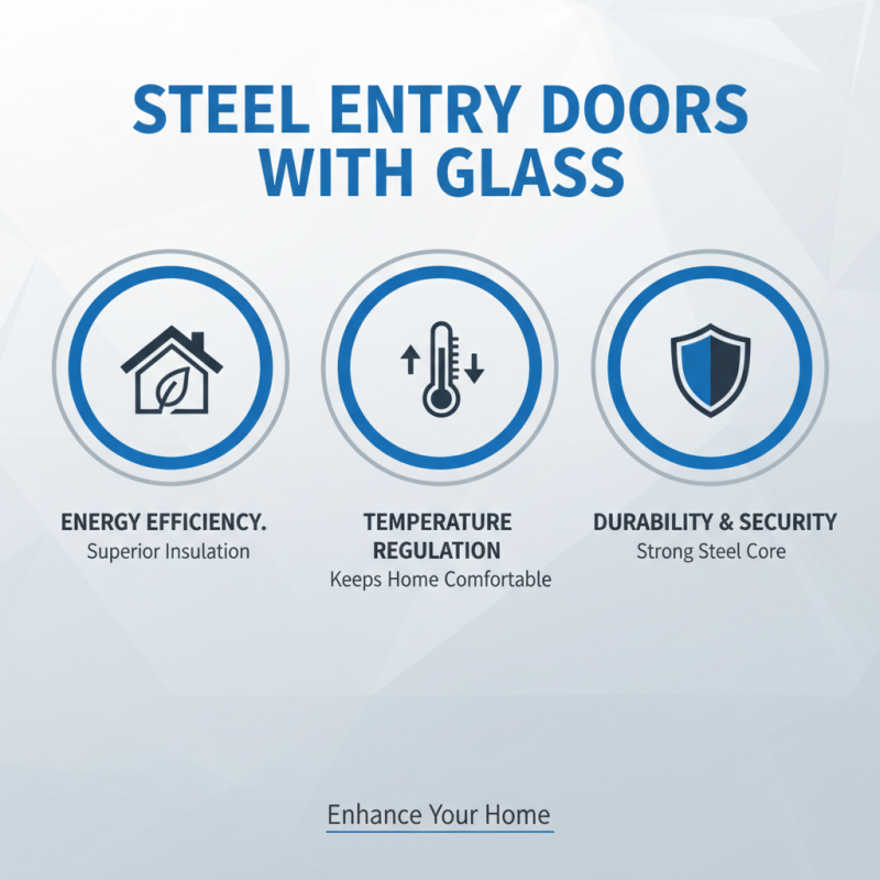 Why Choose Steel Entry Doors with Glass for Your Home?