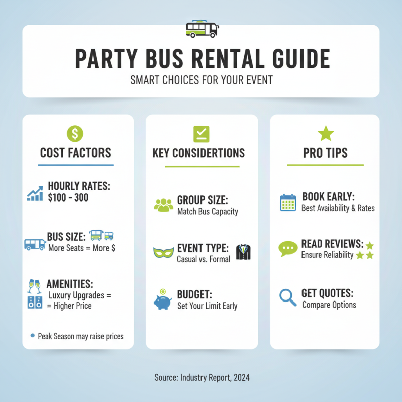 How to Choose the Best Party Bus Rental for Your Event?