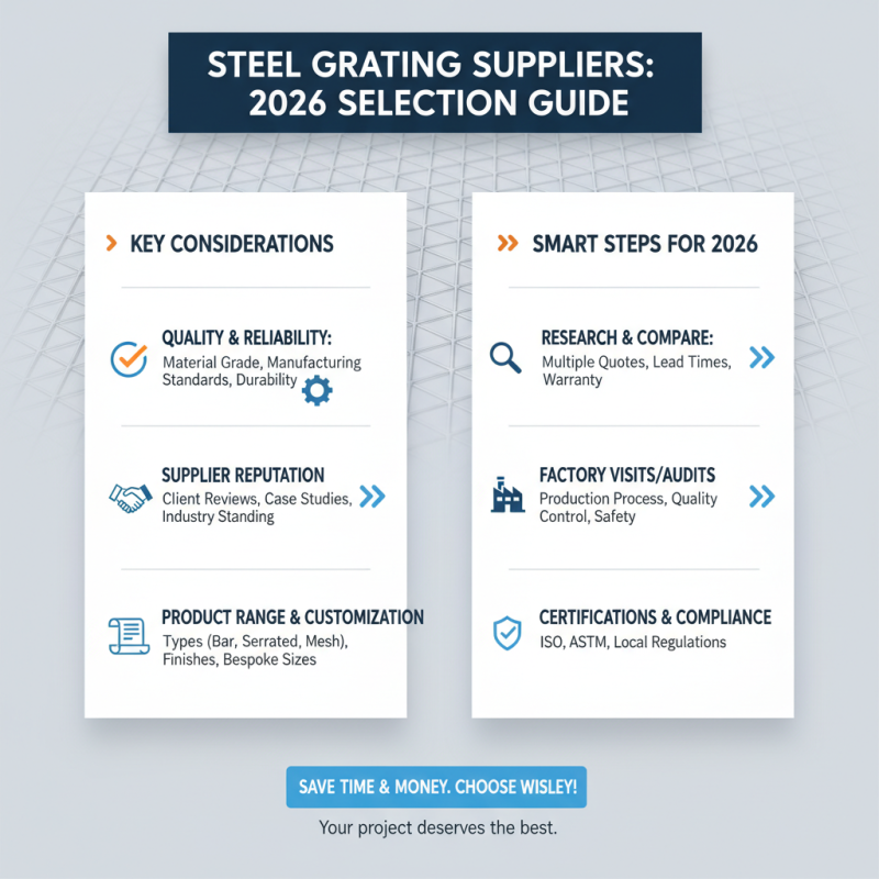 2026 Best Steel Grating Options for Your Projects and Applications?