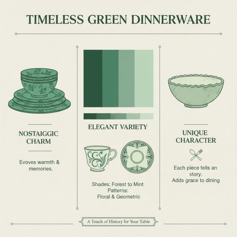 Top 10 Vintage Green Dinnerware Set Trends You Need to Know?