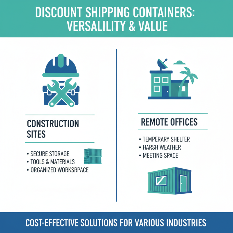 Why Should You Consider Discount Shipping Containers for Your Next Project?