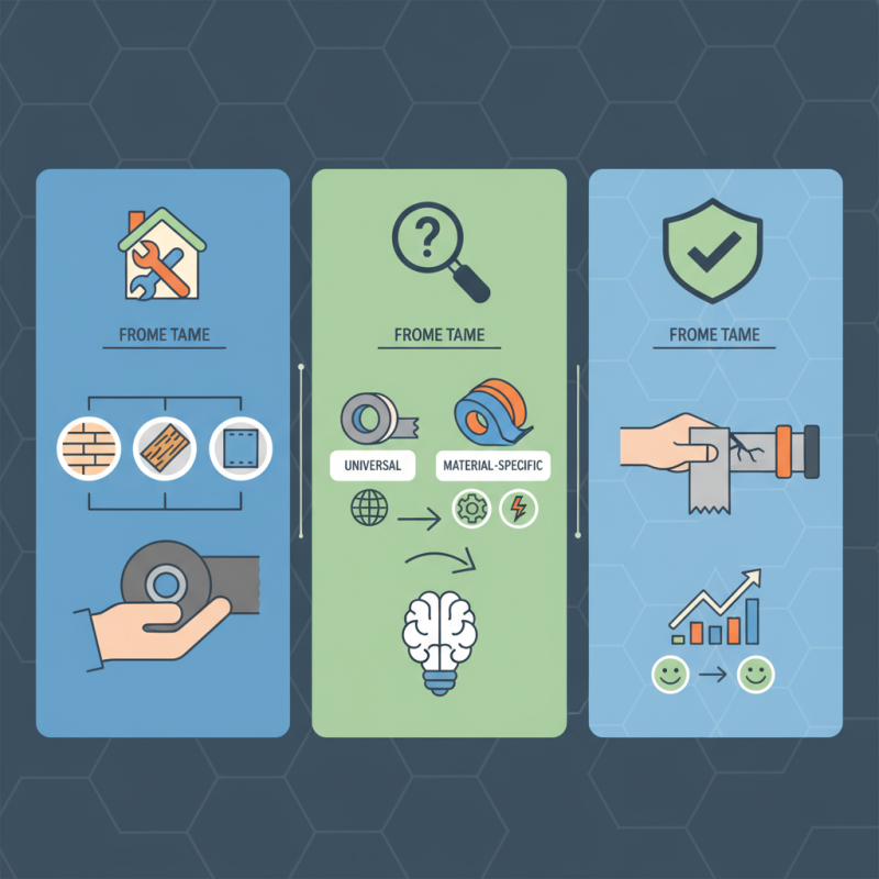 How to Use Wide Tape for Effective Home Repairs?