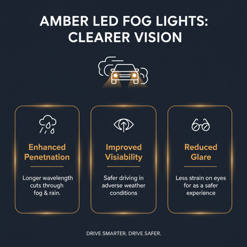 What are Amber Led Fog Lights and How Do They Work?