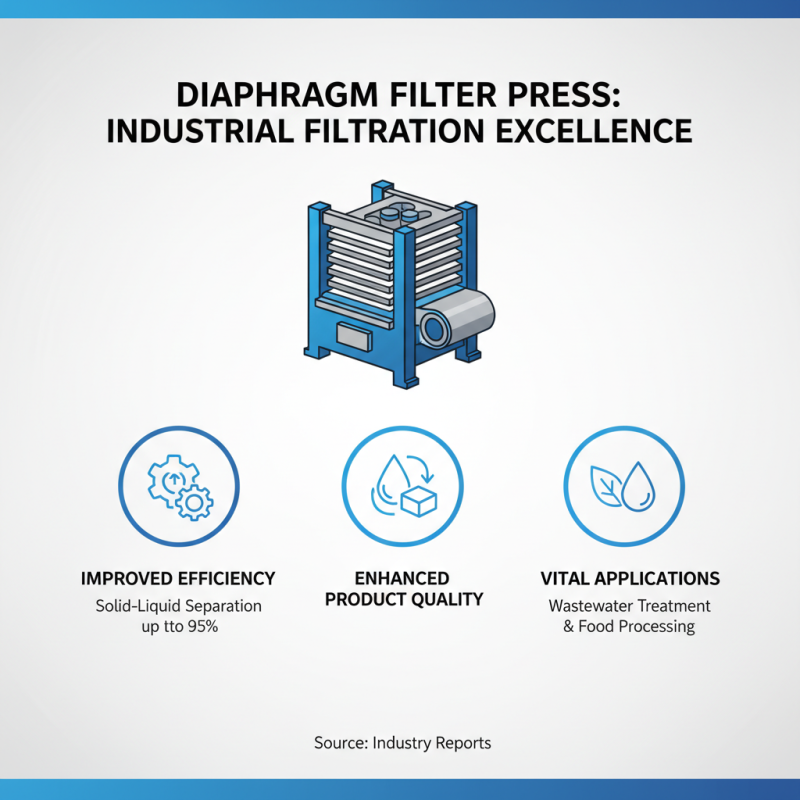 Why is a Diaphragm Filter Press Essential for Efficient Filtration?