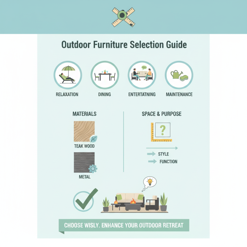 How to Choose the Best Outdoor Furniture for Your Space?