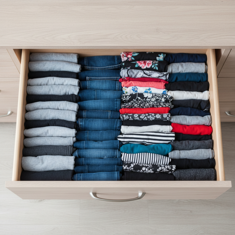 How to Effectively Slide and Fold Clothes for Maximum Space Saving?