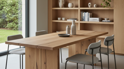 2026 Top Trends in Design Wood Table for Modern Interiors?