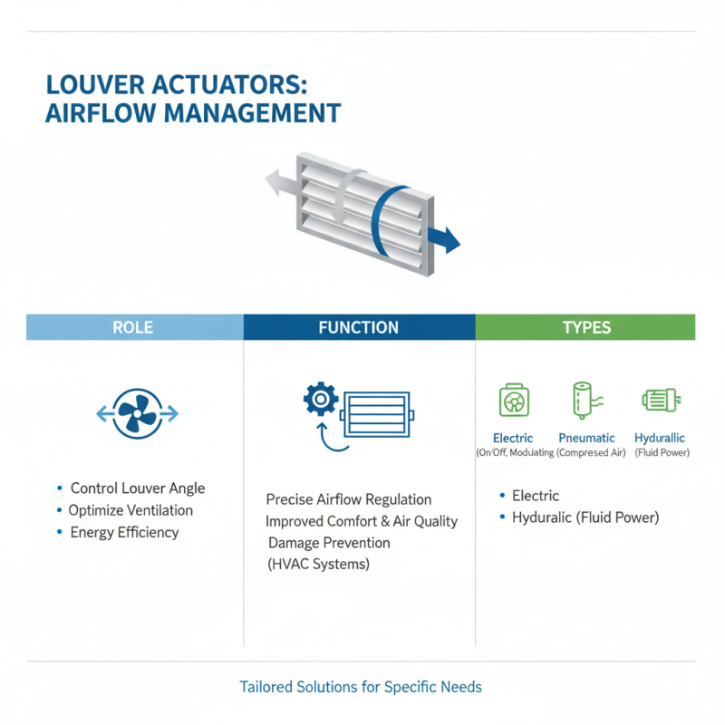 2026 Best Louver Actuator Options for Optimal Airflow Management?
