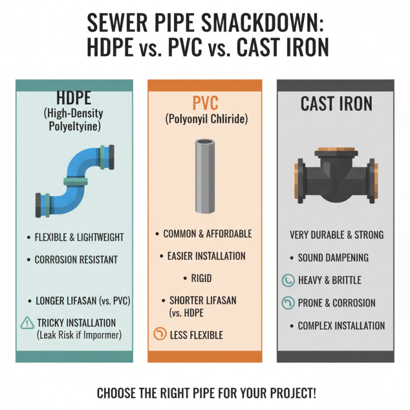 10 Essential Tips for Choosing HDPE Sewer Pipe for Your Projects?