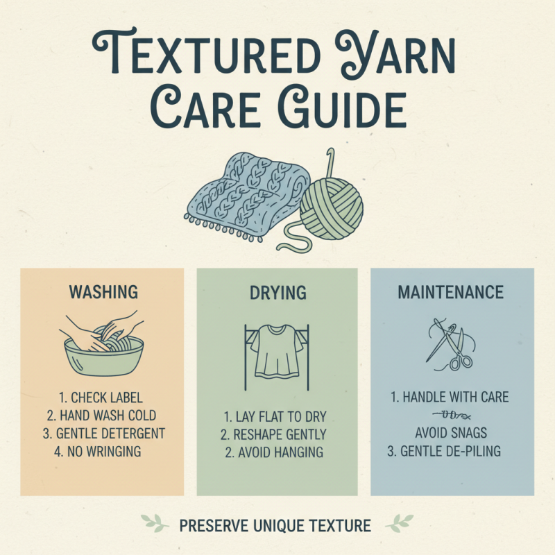 How to Choose and Work with Textured Yarn for Your Next Project?