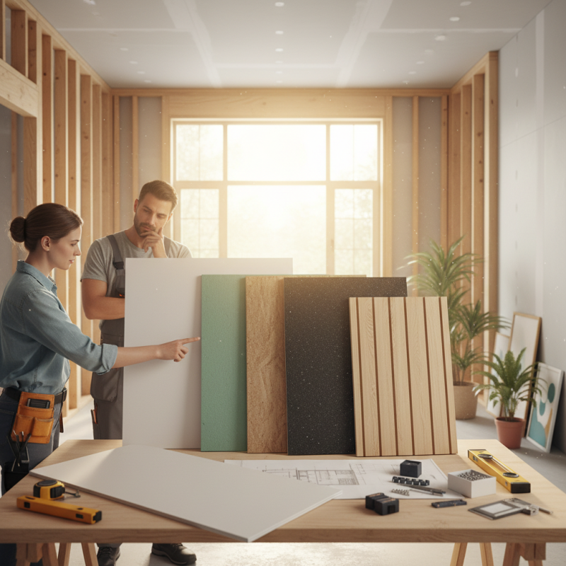 How to Choose the Best Wall Boards for Your Home Improvement Project?