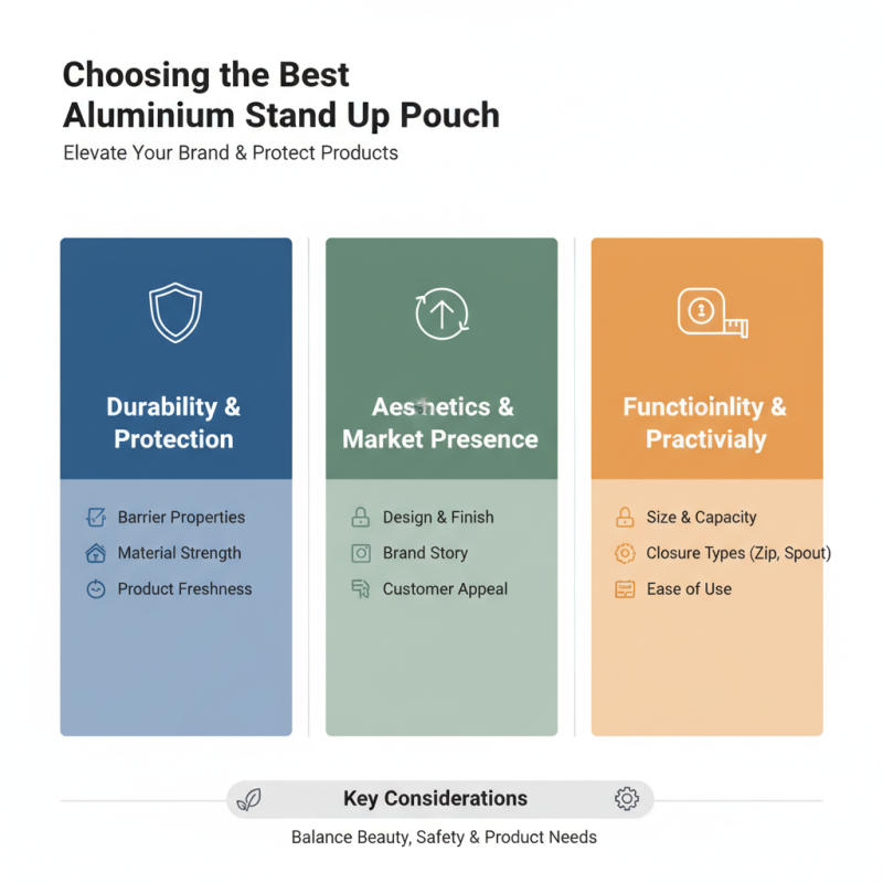 How to Choose the Best Aluminium Stand Up Pouch for Your Products?