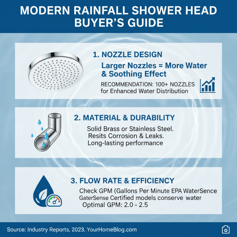 Top 10 Modern Rainfall Shower Heads You Need to Know?