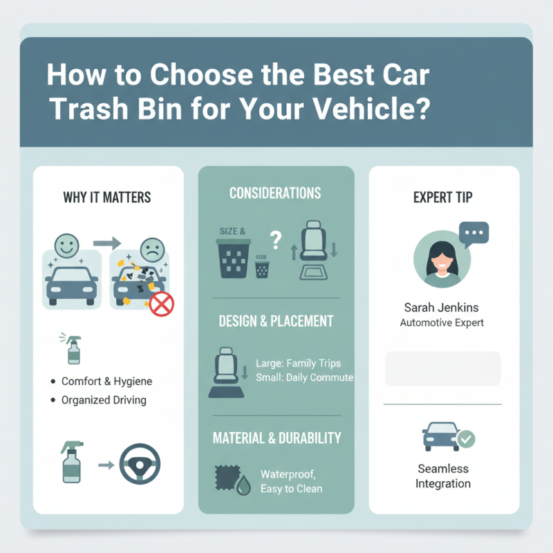 How to Choose the Best Car Trash Bin for Your Vehicle?
