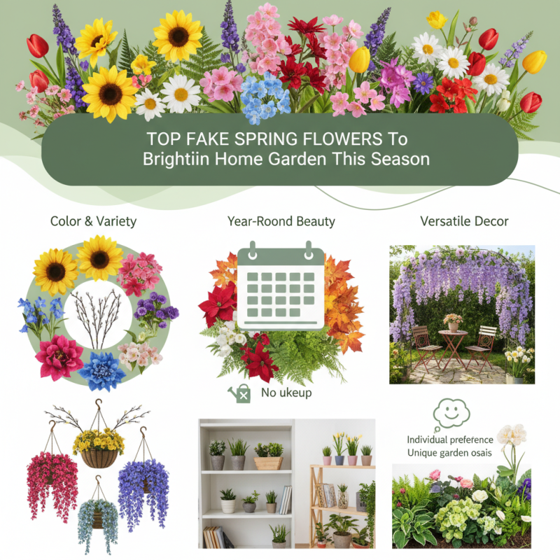 Top Fake Spring Flowers to Brighten Your Home Garden This Season?