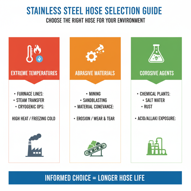 How to Choose the Right Stainless Steel Hose for Your Needs?