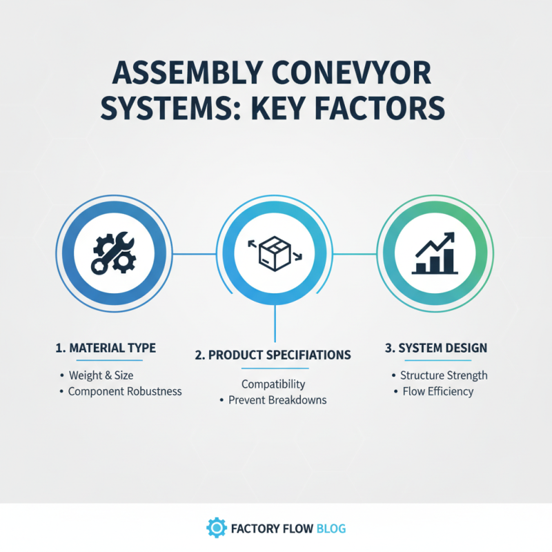 How to Choose the Right Assembly Conveyor Systems for Your Business?