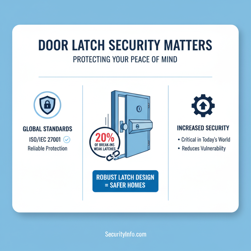 Why Is the Worldwide Door Latch Essential for Modern Security?