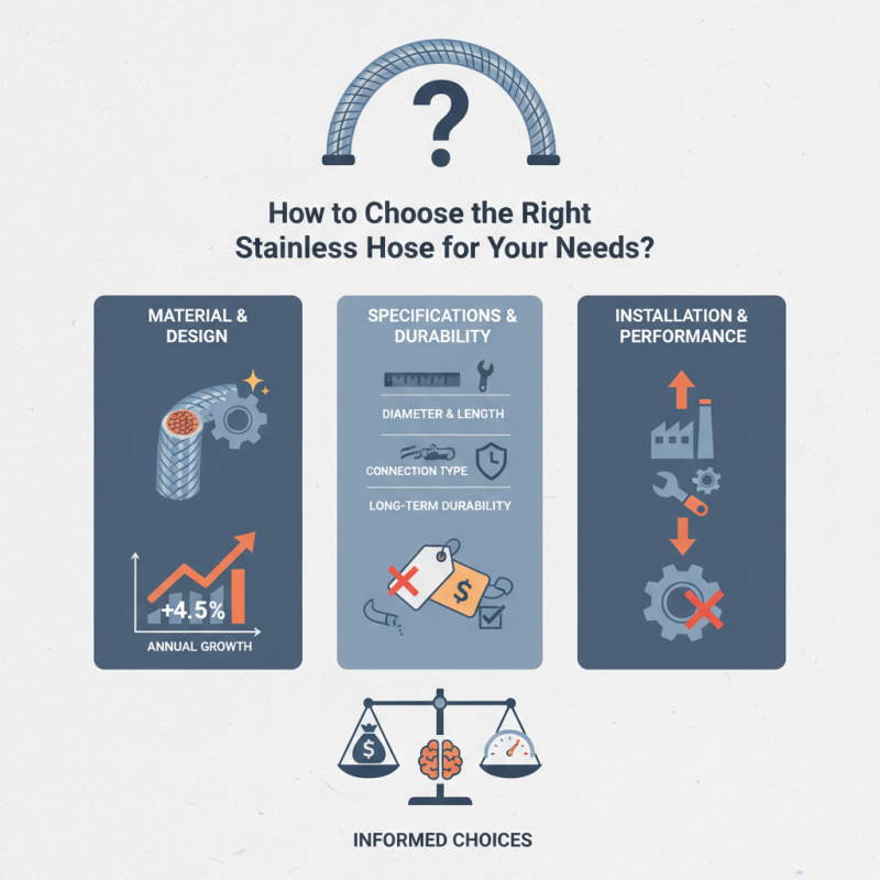 How to Choose the Right Stainless Steel Hose for Your Needs?
