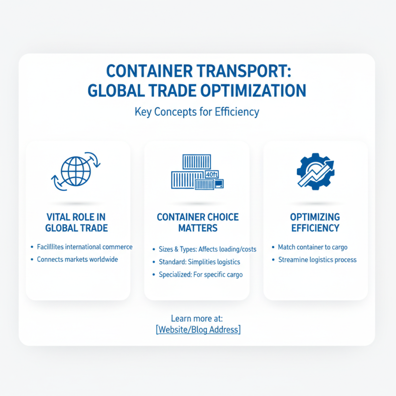 How to Optimize Container Transport for Maximum Efficiency?