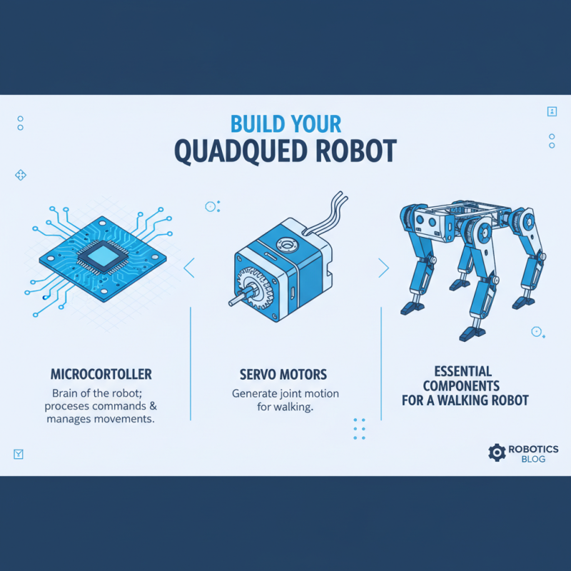 How to Build a 4 Legged Walking Robot Easily?