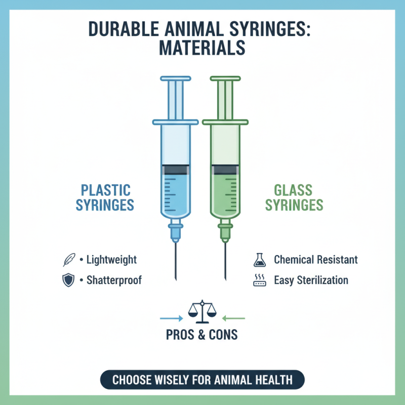 How to Choose the Right Durable Animal Syringe for Your Needs?