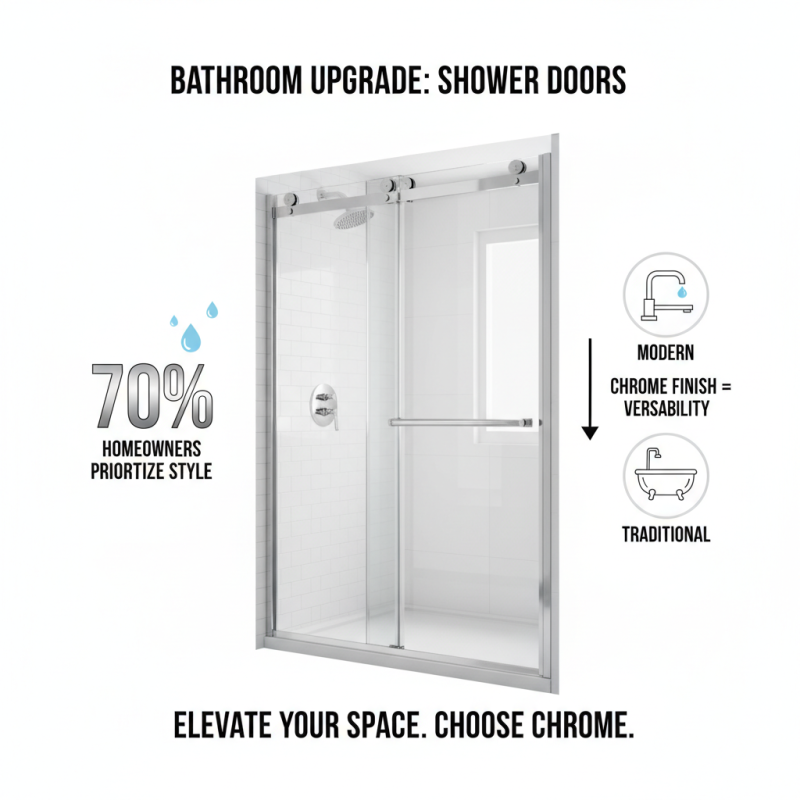 How to Choose the Best Chrome Sliding Shower Doors for Your Bathroom?