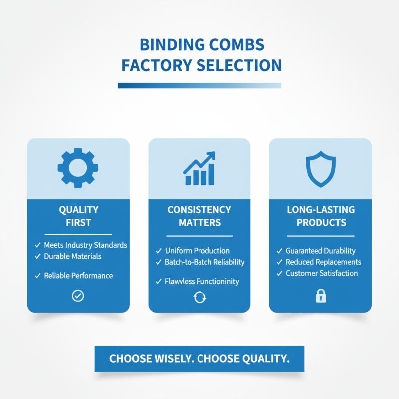 Why Choose a White Binding Combs Factory for Your Business?