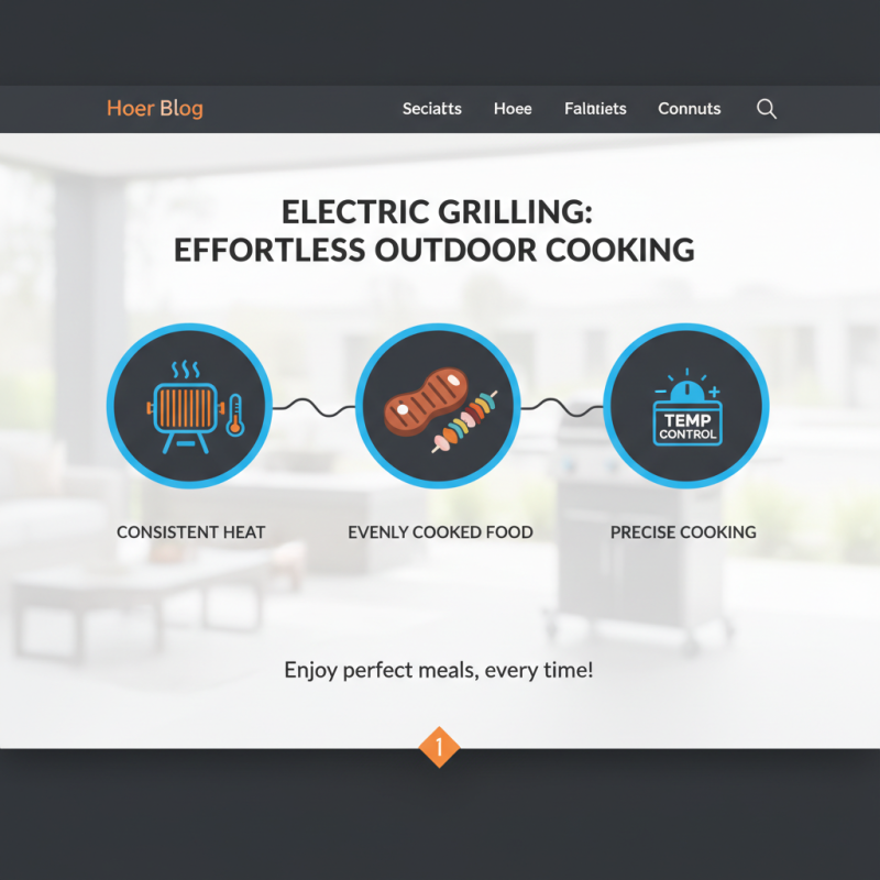 Why Choose an Electric Barbecue Grill for Your Next Cookout?